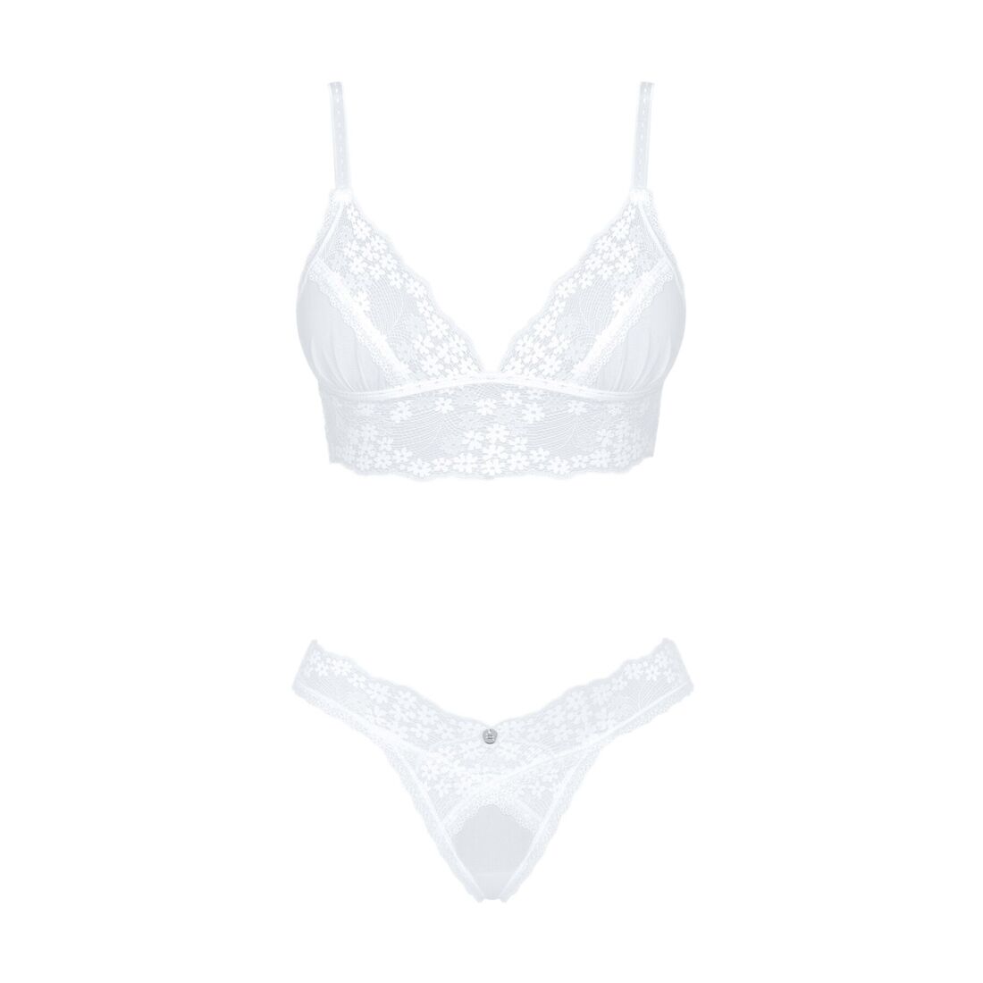 Obsessive (Польща) Еротичний комплект Obsessive Heavenlly 2-pcs set M/L, бюстгальтер і танга