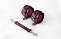 Feral Feelings (Україна) Наручники Feral Feelings - Hand Restraints Burgundy, натуральна шкіра