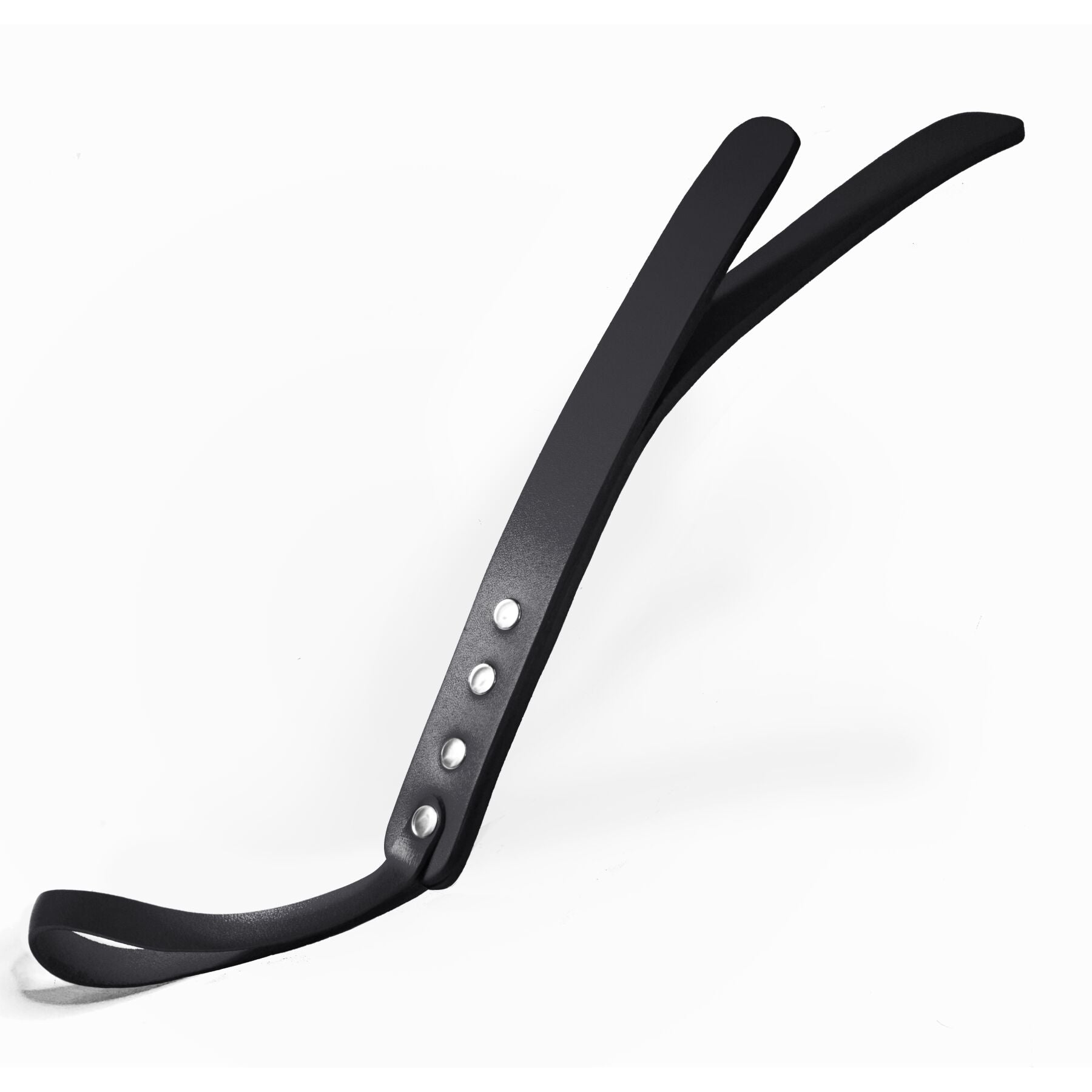 Feral Feelings (Україна) Падл двошаровий Feral Feelings Leather Mini Paddle Black, натуральна шкіра