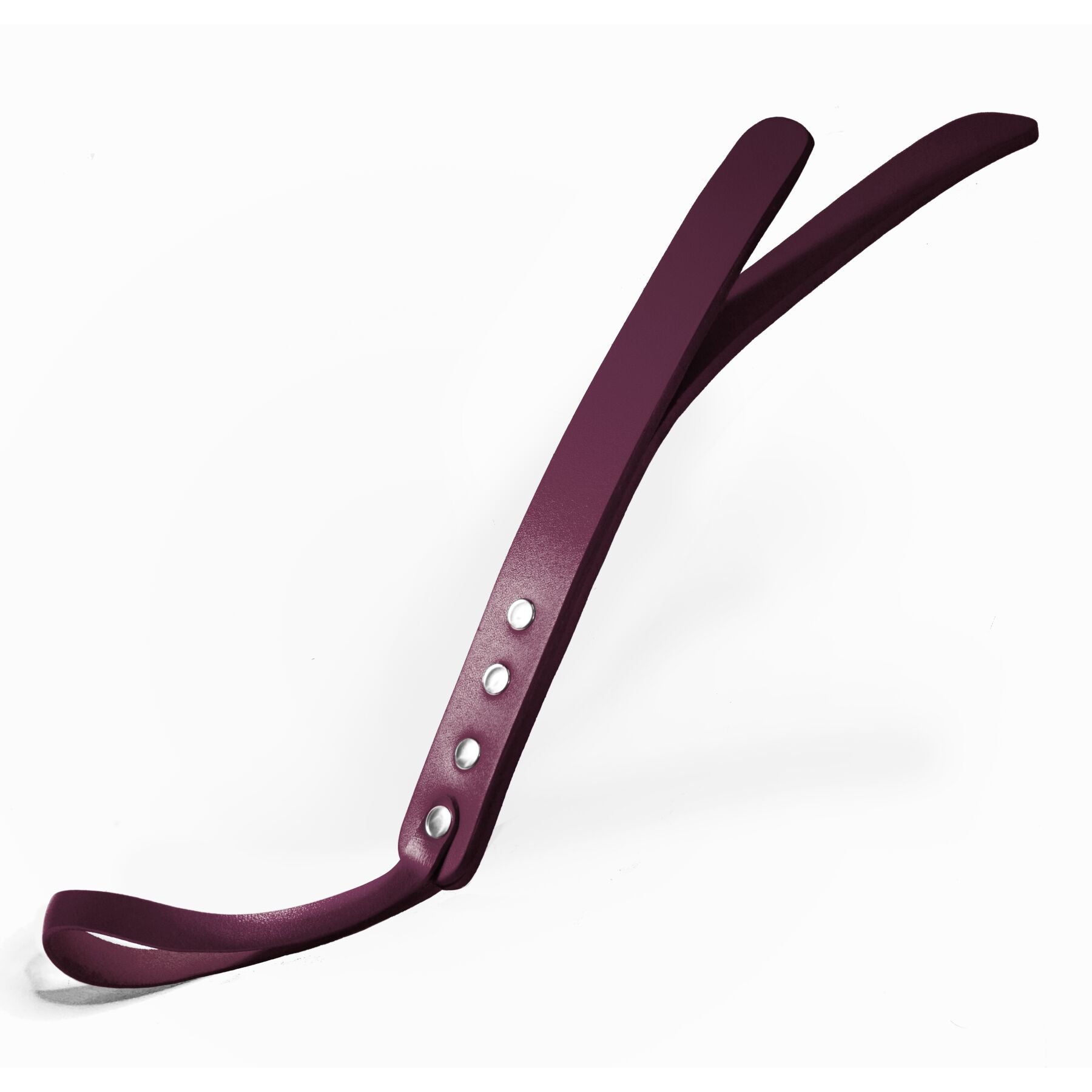 Feral Feelings (Україна) Паддл двошаровий Feral Feelings Leather Mini Paddle Burgundy, натуральна шкіра