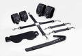 Feral Feelings (Україна) Набір Feral Feelings BDSM Kit 5 Black, наручники, поножі, хрестовина, маска, падл