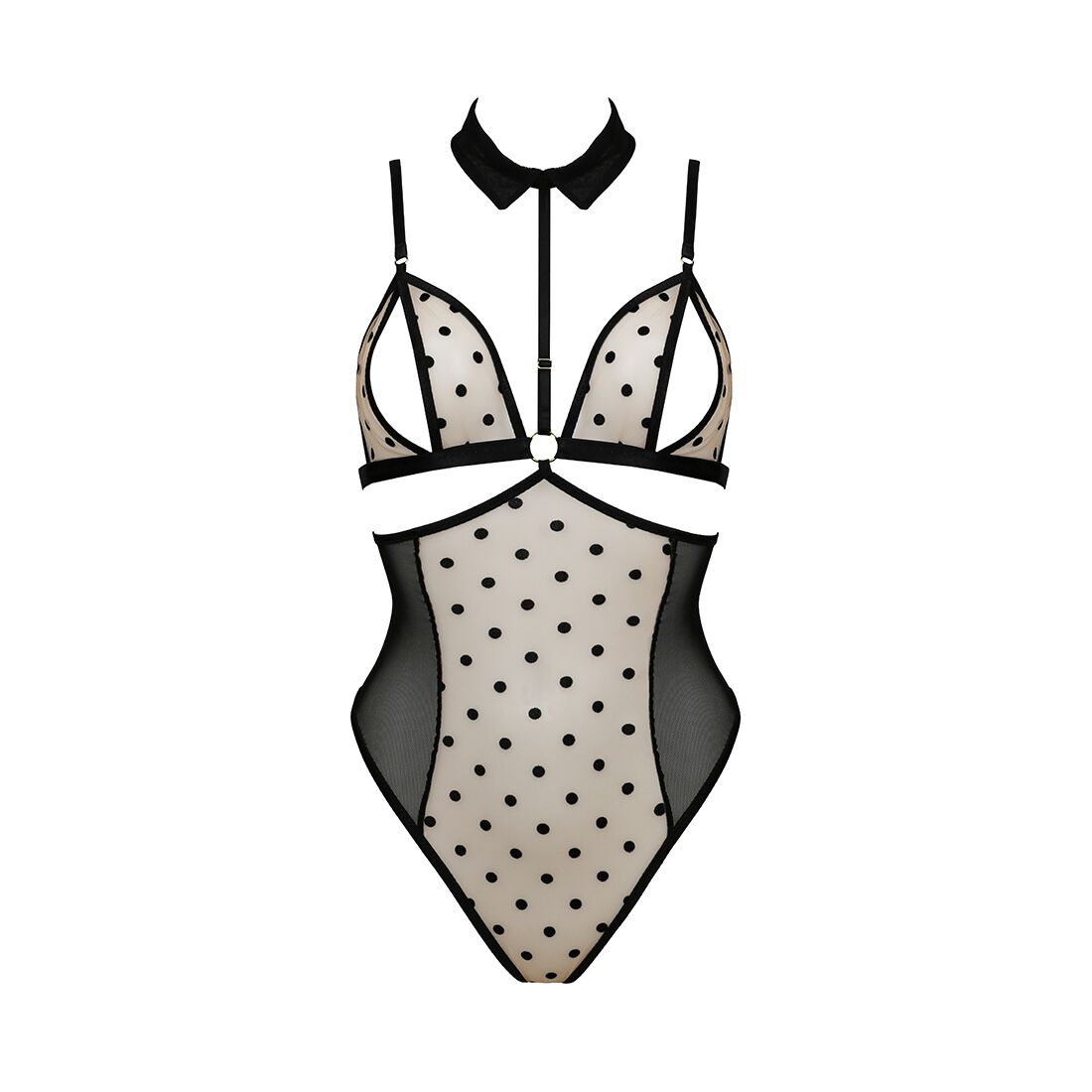 Passion (Польща) Боді Passion DOMINICA BODY XXL/XXXL, beige