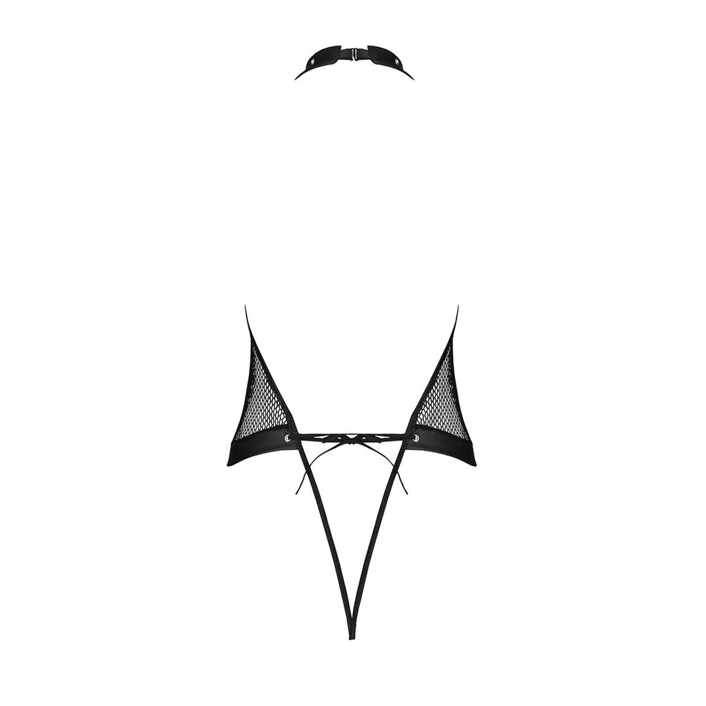 Passion (Польща) Боді-халтер з відкритим доступом Passion MOONLIGHT BODY L/XL black