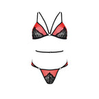Комплект білизни Passion PEONIA SET, бра, трусики