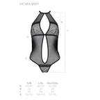 Сітчасте боді з мереживом на грудях Passion SATARA BODY