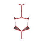 Сітчасте боді з мереживом на грудях Passion SATARA BODY