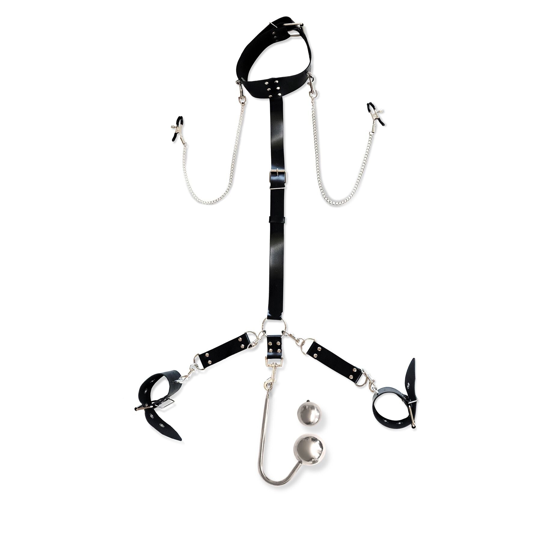 Art of Sex (Україна) Бондажний набір з металевим анальним гаком Art of Sex Beatrice Bondage set with anal hook № 4