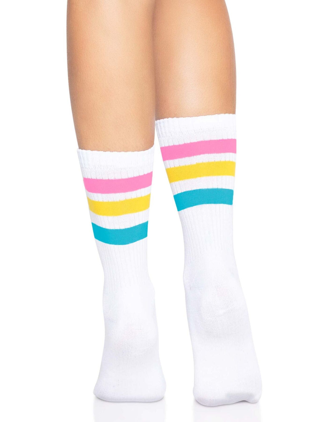 Leg Avenue (США) Шкарпетки жіночі в смужку Leg Avenue Pride crew socks Pansexual, 37–43 розмір