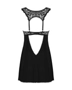 Сорочка бебі-дол з мереживом на грудях Obsessive Donna Dream babydoll M/L Black,