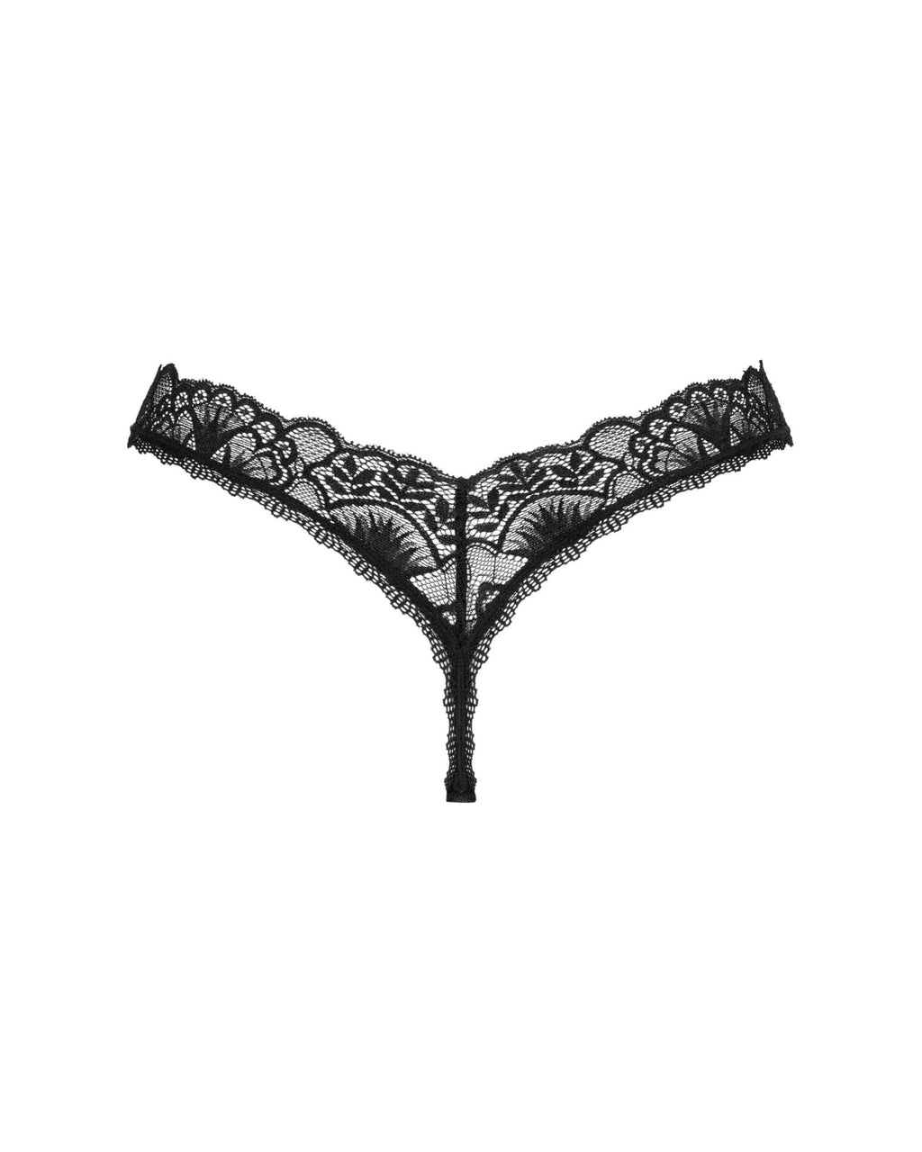 Obsessive (Польща) Мереживні стрінги Obsessive Donna Dream thong XS/S Black, низька посадка