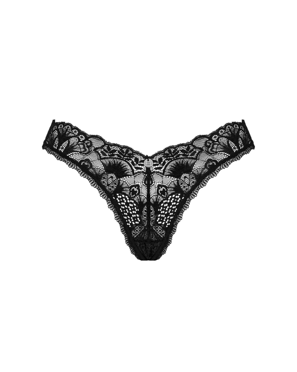 Obsessive (Польща) Мереживні стрінги Obsessive Donna Dream thong XS/S Black, низька посадка