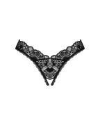 Мереживні стрінги Obsessive Donna Dream crotchless thong, відкритий доступ