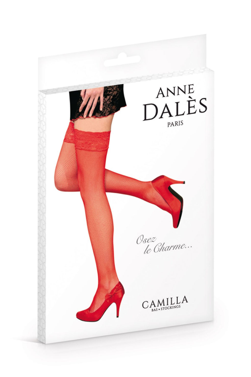 Anne De Ales (Франція) Панчохи Anne De Ales CAMILLA T2 Red
