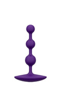 Анальне намисто Romp Amp Dark Purple, силікон, макс. діаметр 2,6 см