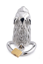 Master Series (США) Клітка для пеніса Master Series: Tiger King Cock Cage With Lock, три кільця, замок, три ключі