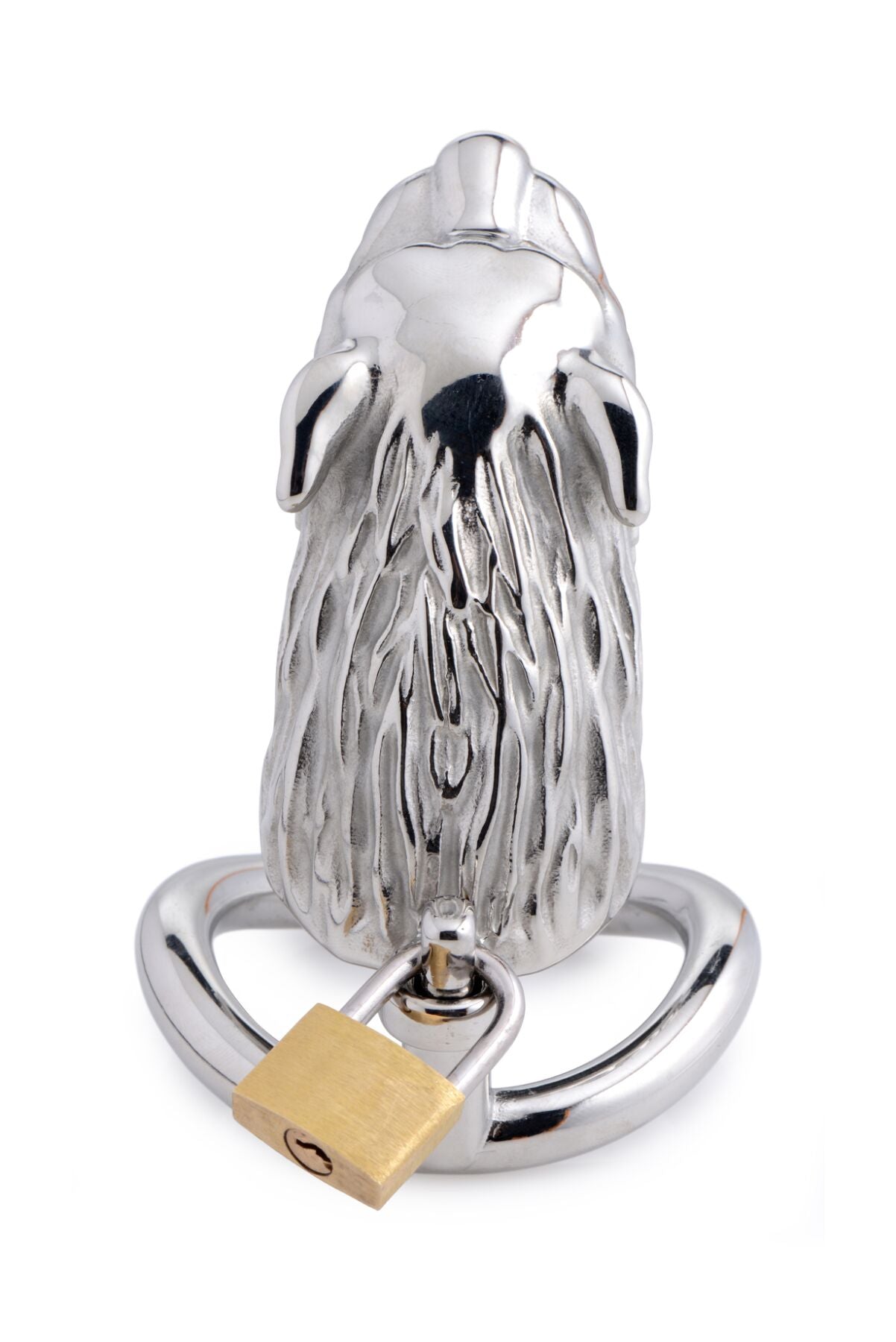 Master Series (США) Клітка для пеніса Master Series: Tiger King Cock Cage With Lock, три кільця, замок, три ключі