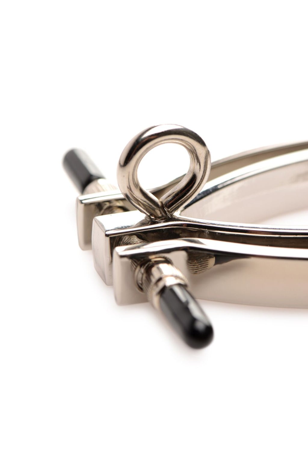 Master Series (США) Затискач для статевих губ Master Series: Pussy Tugger Adjustable Vagina Clamp with Chain