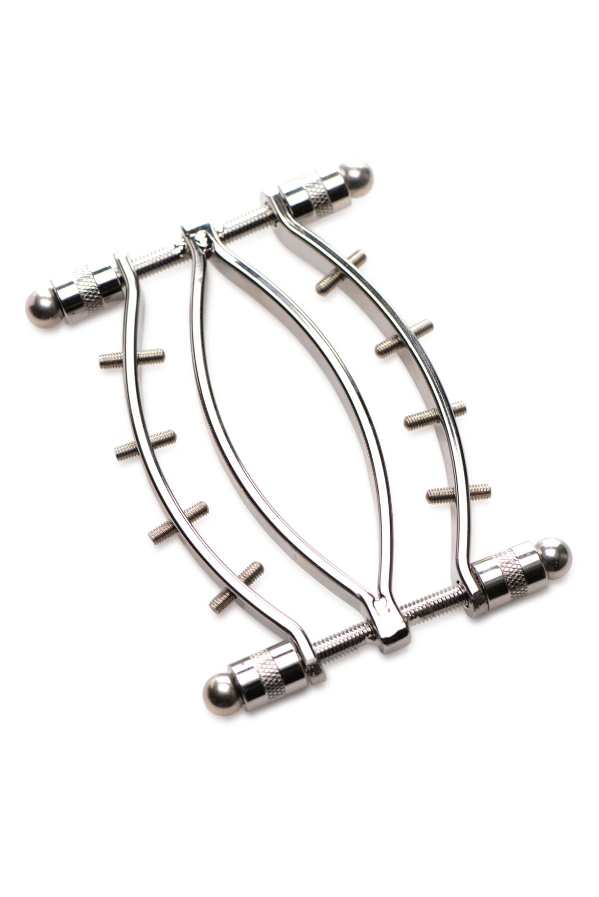 Master Series (США) Затискач для вагіни Master Series: Spread 'Em Poker Vagina Clamp with Adjustable Pressure Screws, ши