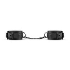 Наручники Bedroom Fantasies: Faux Leather Handcuffs One Size, чорні