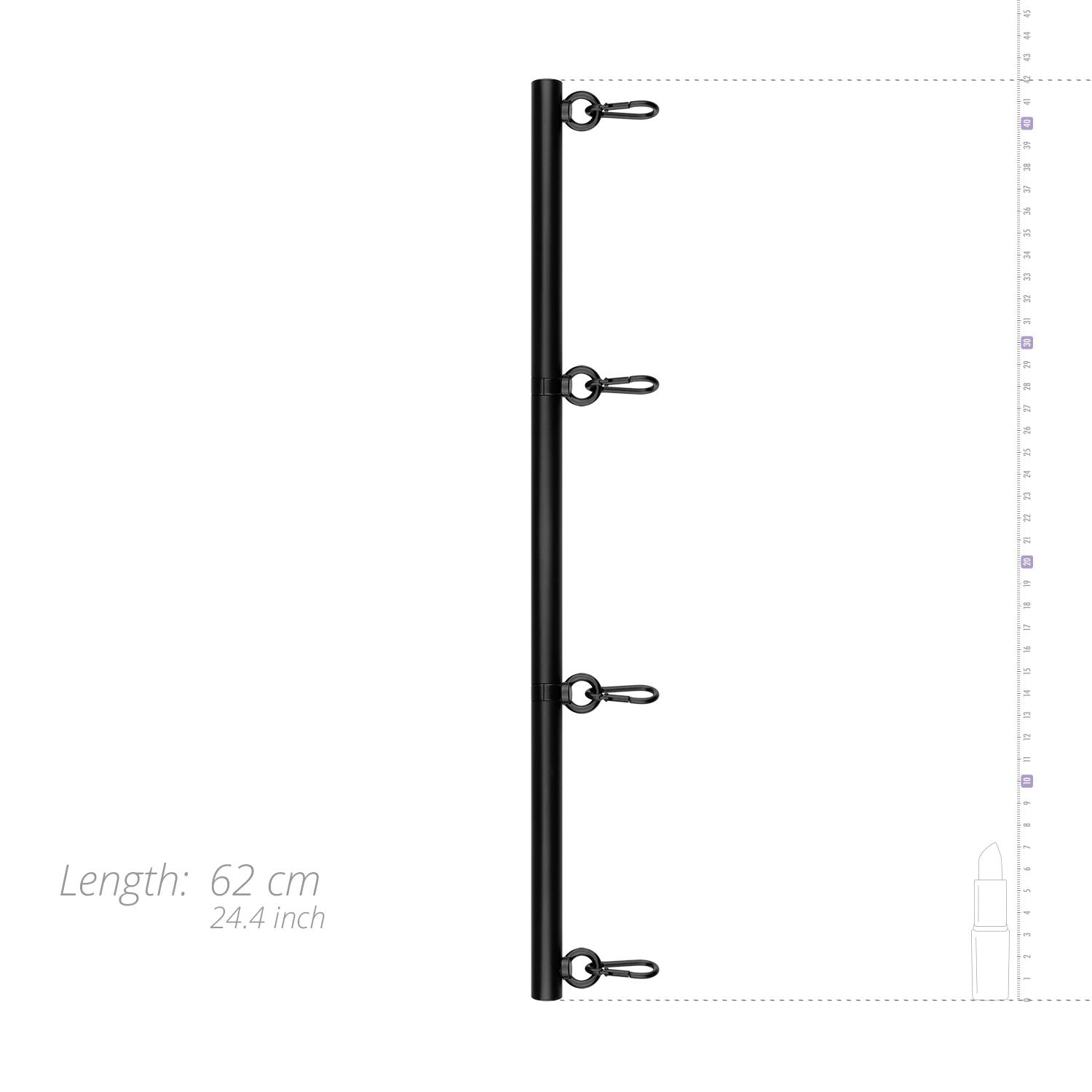 Bedroom Fantasies (Нідерланди) Фіксатор для рук та ніг Bedroom Fantasies: Spreader Bar Lightweight Restraint Bar, чорний