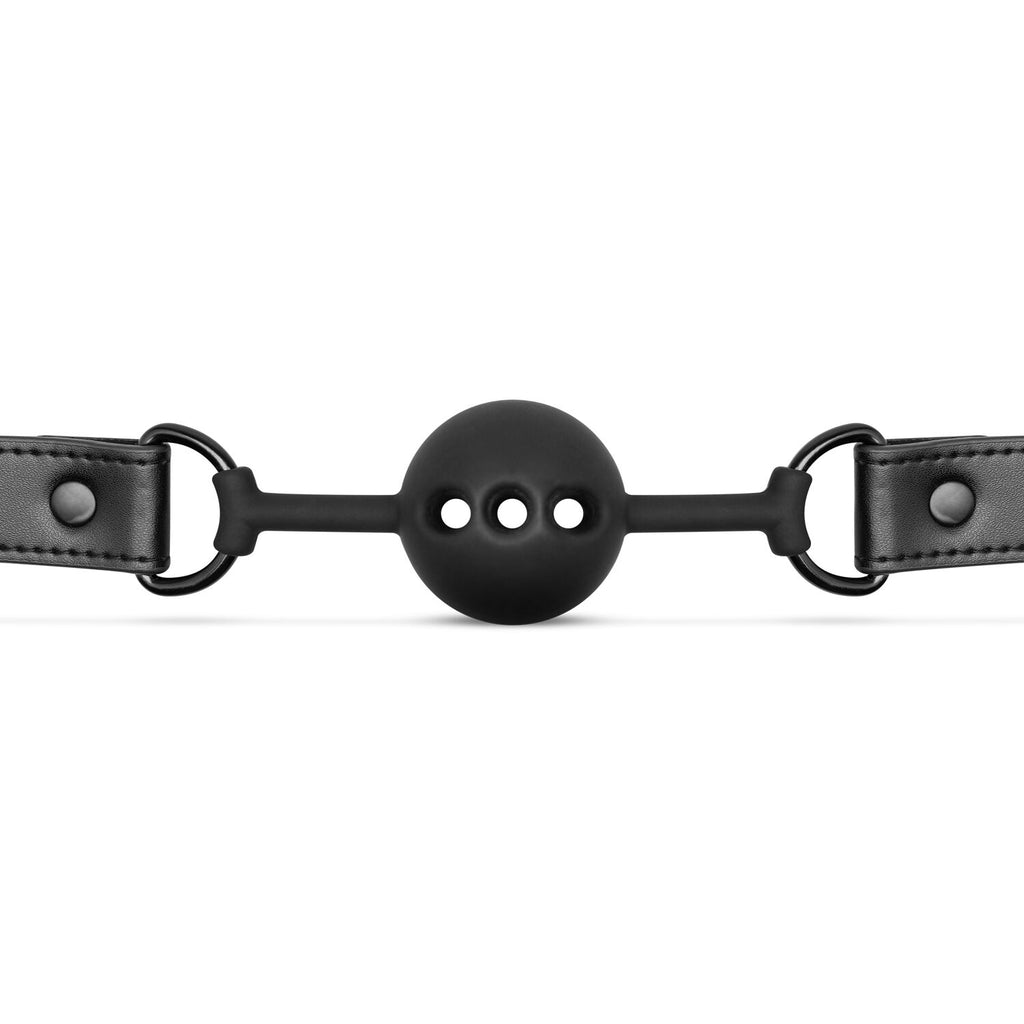Повітропроникний кляп Bedroom Fantasies: Breathable Silicone Ball Gag, чорний