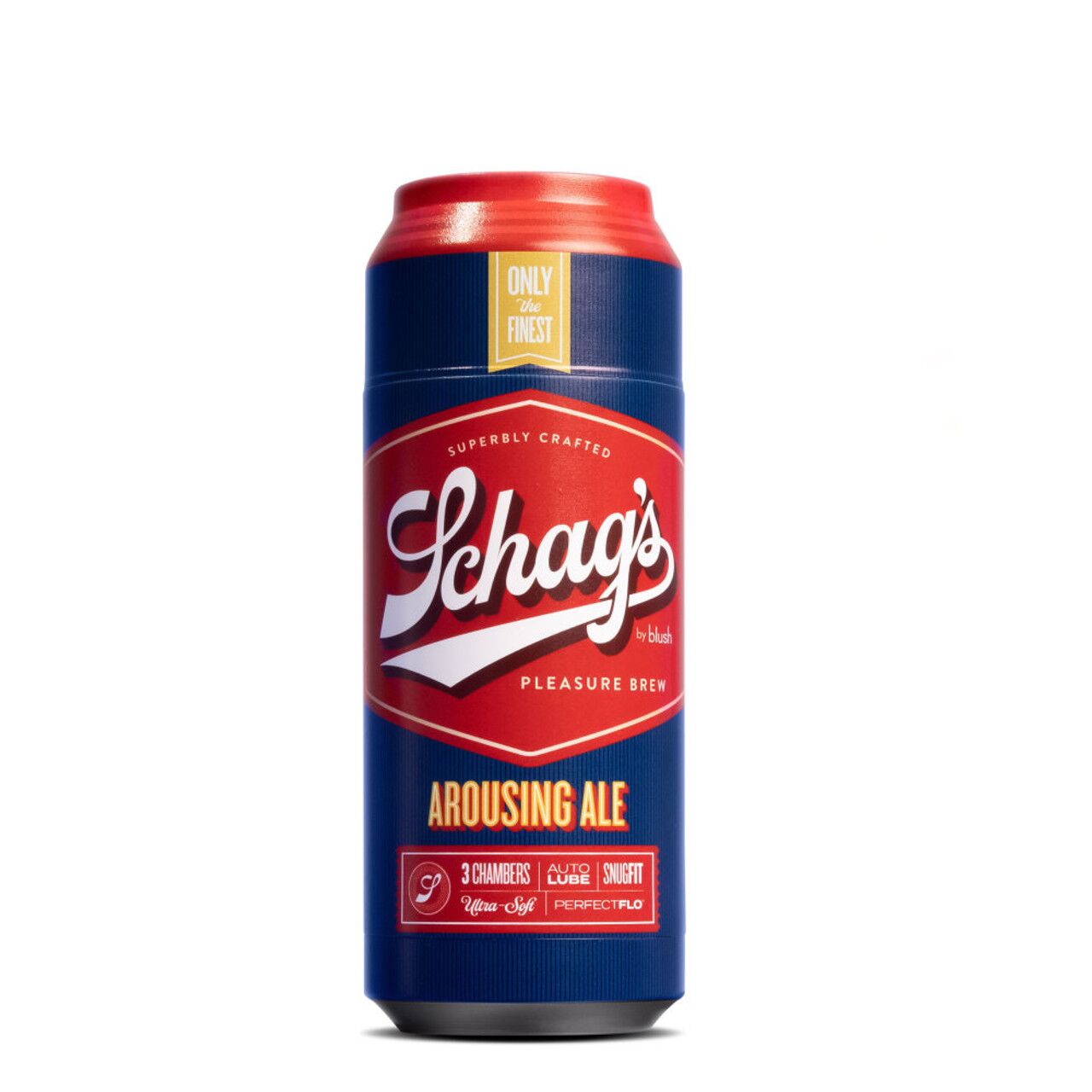 Blush (США) Мастурбатор – банка пива Blush Schag's Arousing Ale Masturbator – Frosted, самозмащуваний, вакуум