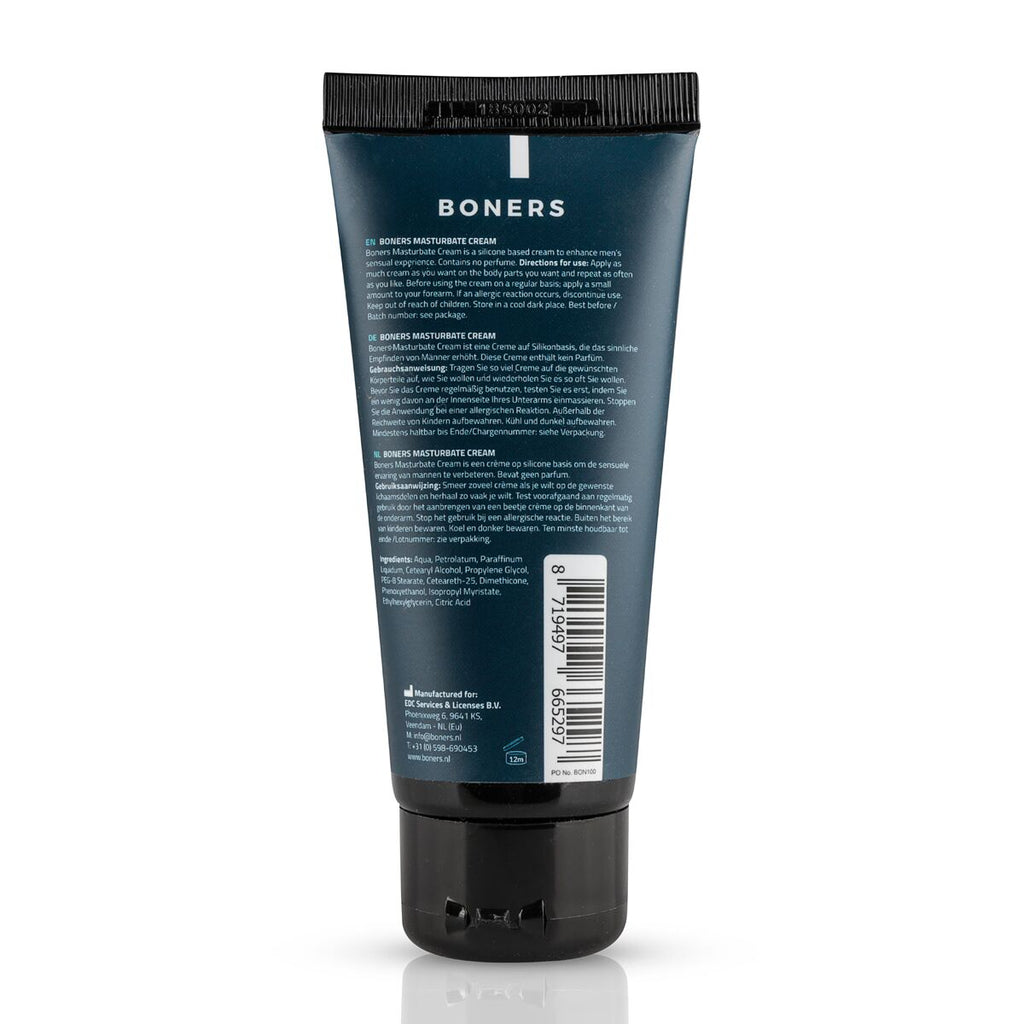 Boners (Нідерланди) Крем для мастурбації Boners Masturbation Cream на водно-силіконовій основі