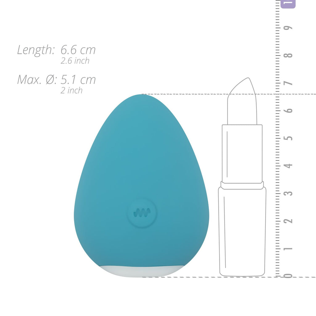Вібратор для клітора Cala Azul – Carla Clitoris Stimulator, компактний, 10 режимів