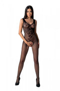 Passion (Польща) Бодістокінг з крилами Passion BS098 One Size, black, середня сітка, відкритий доступ