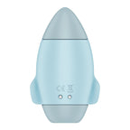 Вакуумний стимулятор з вібрацією Satisfyer Mission Control Blue, 2 незалежні мотори