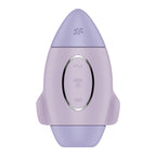 Вакуумний стимулятор з вібрацією Satisfyer Mission Control Violet, 2 незалежні мотори