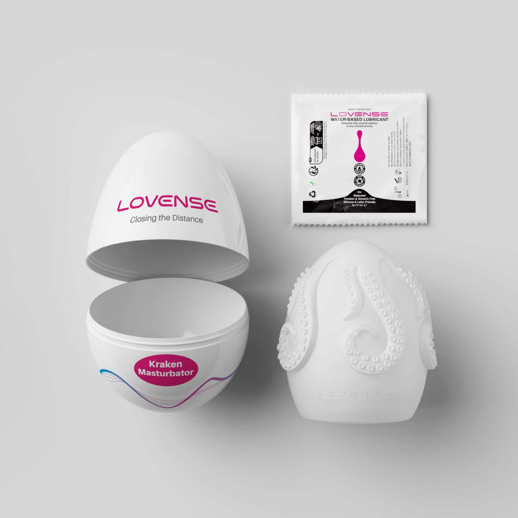 Lovense (Гонконг) Мастурбатор-яйце Lovense Kraken masturbator egg, текстура-сюрприз