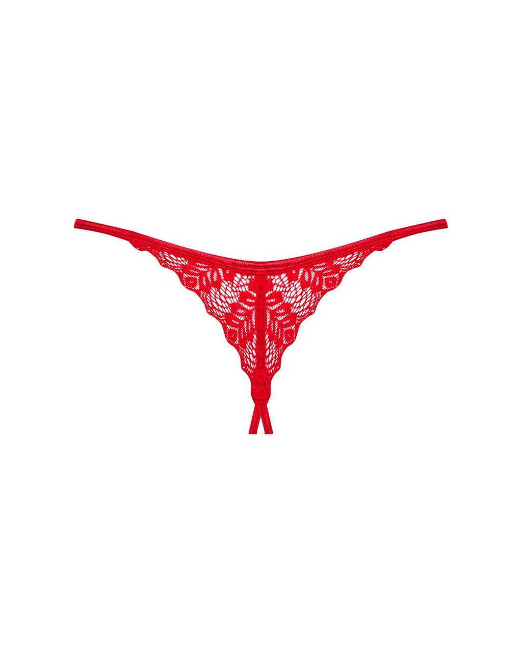 Obsessive (Польща) Трусики з доступом Obsessive Ingridia crotchless thong XS/S, червоні