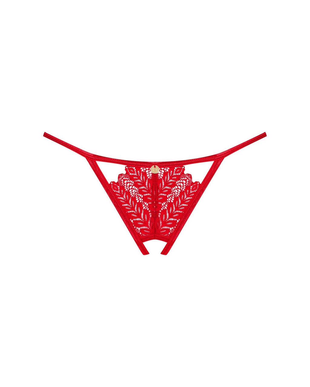 Obsessive (Польща) Трусики з доступом Obsessive Ingridia crotchless thong M/L, червоні