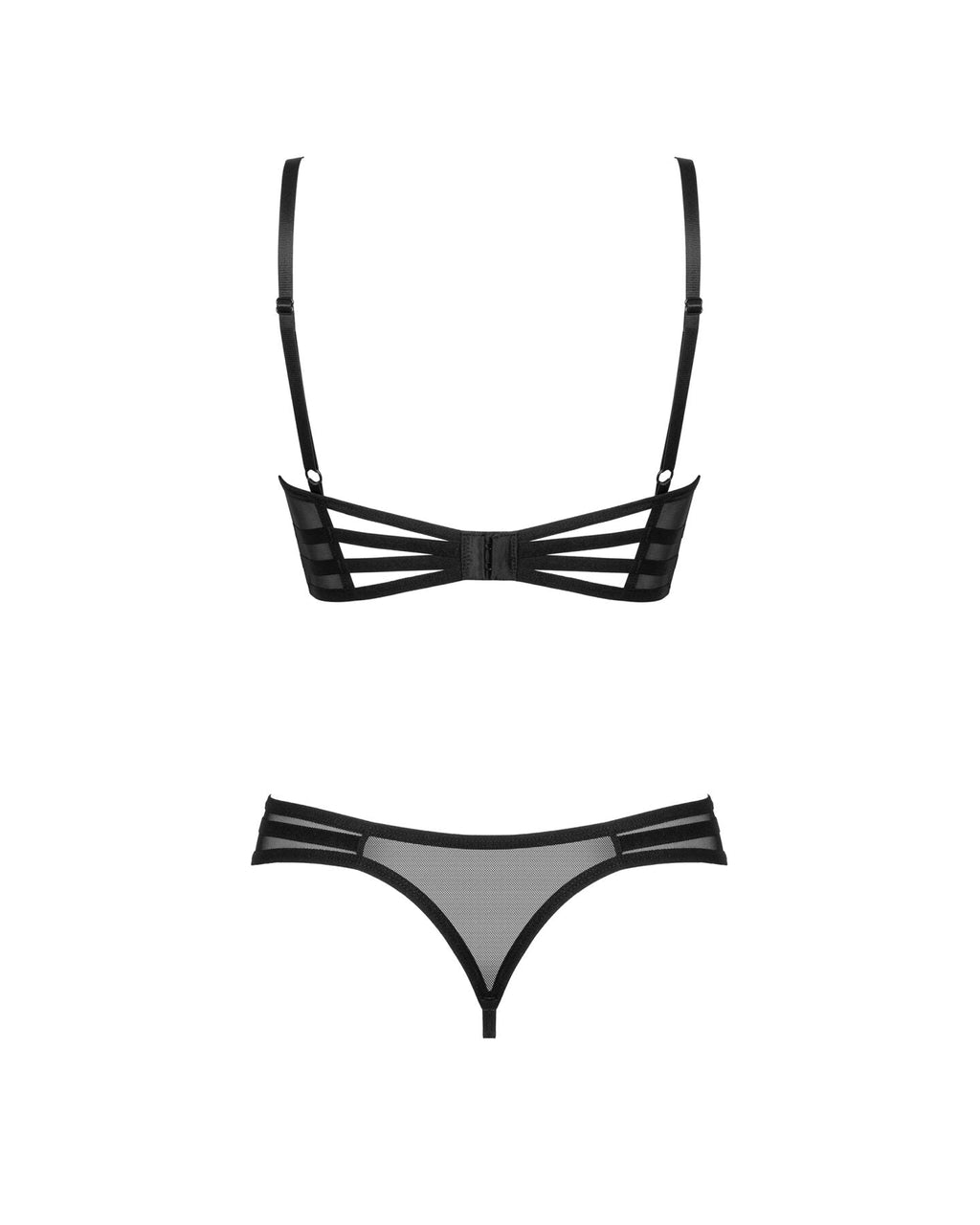 Комплект Obsessive Roxelia 2-pcs crotchless set XS/S