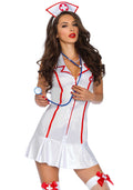 Leg Avenue (США) Еротичний костюм медсестри Leg Avenue Head Nurse XL, сукня, аксесуар на голову, стетоскоп