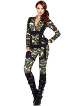 Еротичний костюм десантниці Leg Avenue Pretty Paratrooper, комбінезон, портупея