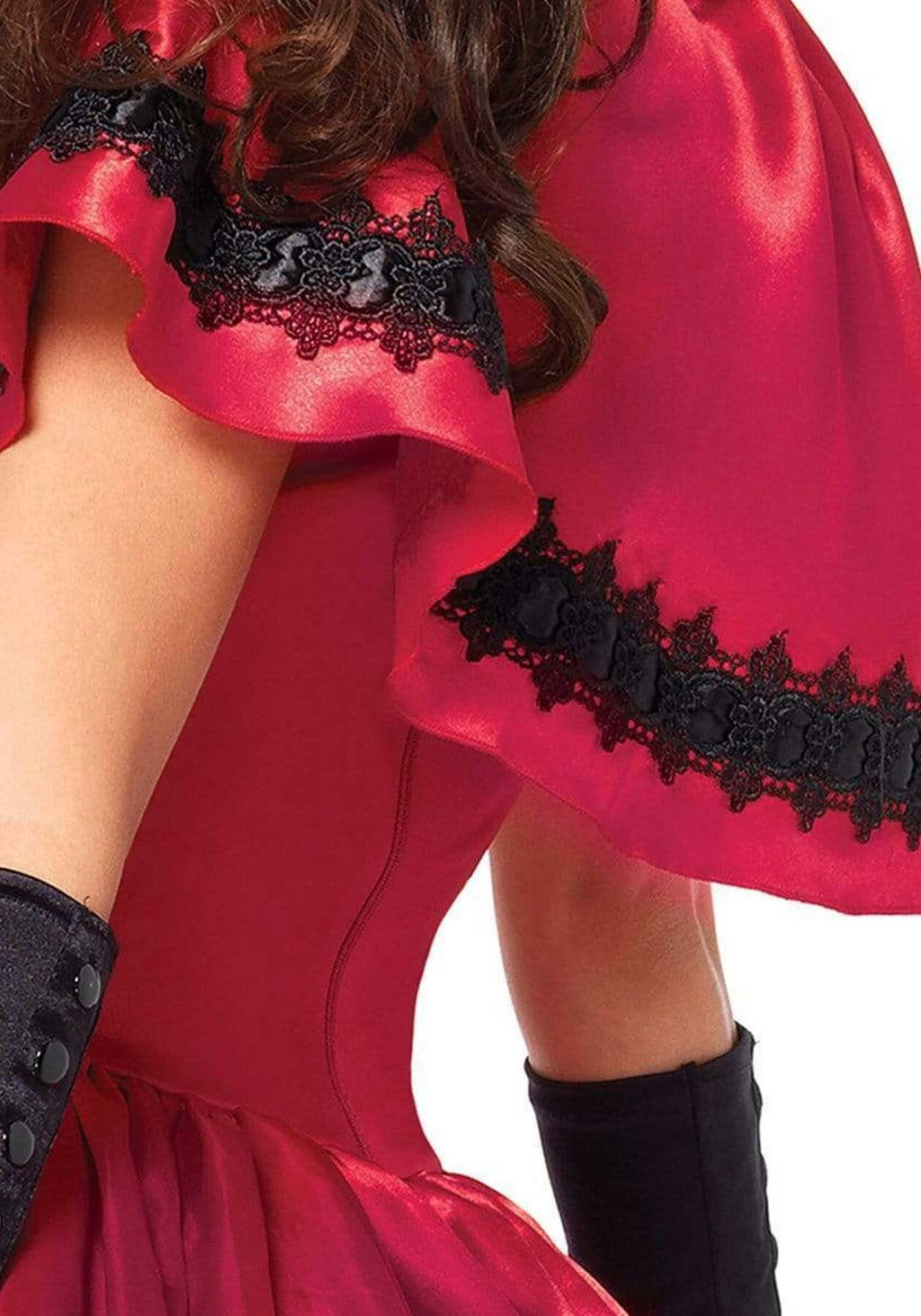 Leg Avenue (США) Еротичний костюм Червоної шапочки Leg Avenue Gothic Red Riding Hood S, сукня, накидка