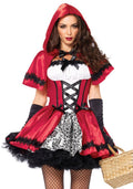 Leg Avenue (США) Еротичний костюм Червоної шапочки Leg Avenue Gothic Red Riding Hood S, сукня, накидка