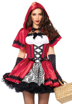 Еротичний костюм Червоної шапочки Leg Avenue Gothic Riding Hood, сукня, накидка