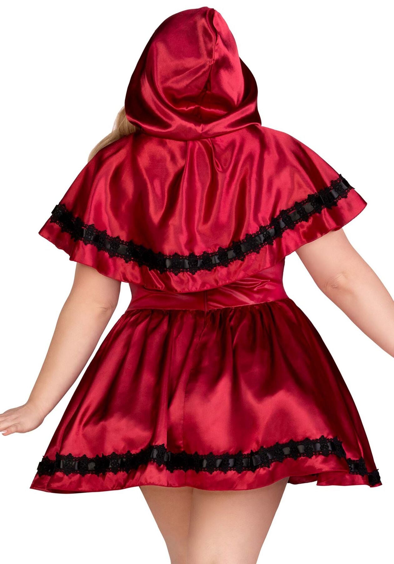 Leg Avenue (США) Еротичний костюм Червоної шапочки Leg Avenue Gothic Red Riding Hood 1X–2X, сукня, накидка