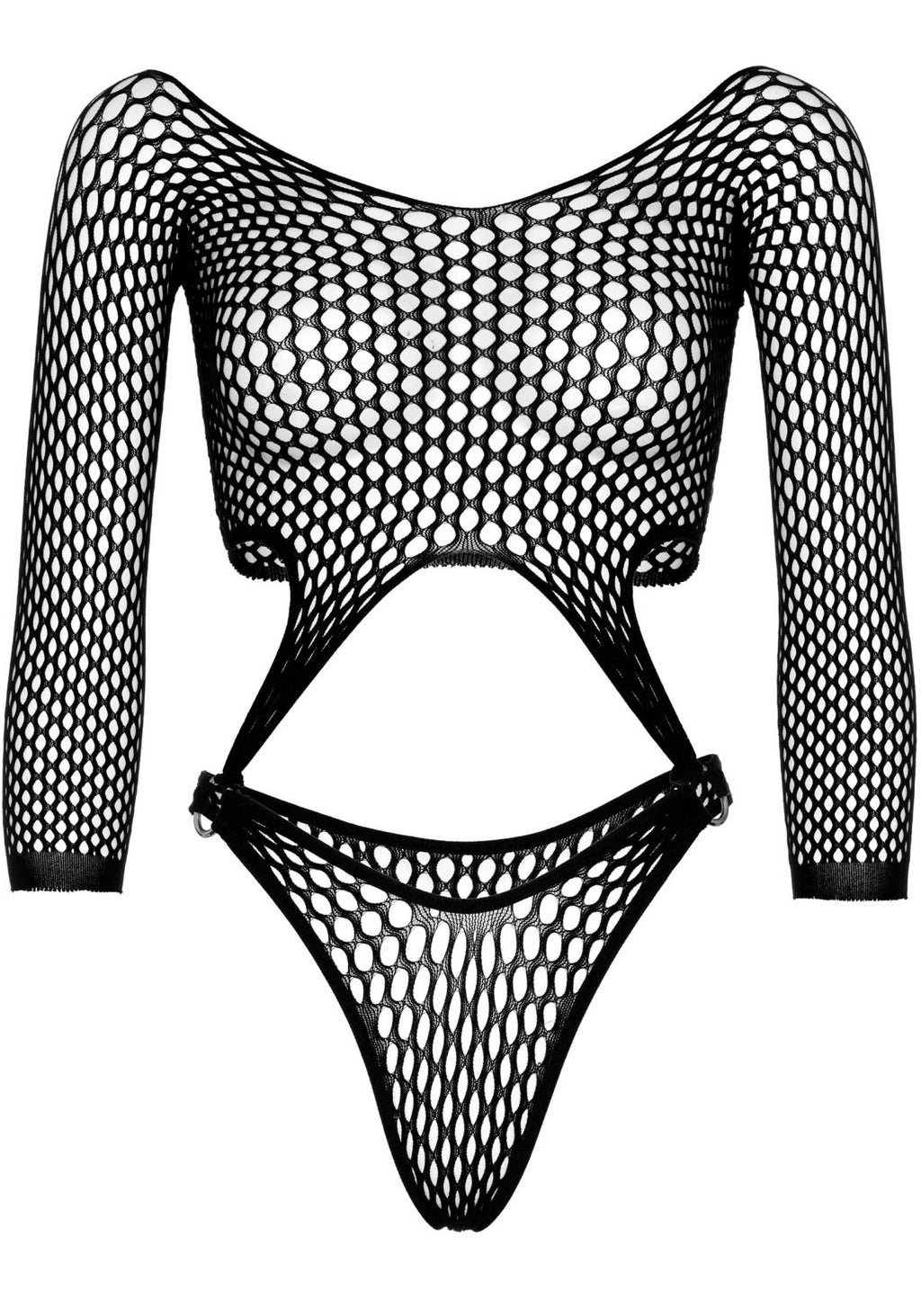 Leg Avenue (США) Еротичне боді Leg Avenue Top bodysuit with thong back Black