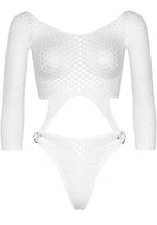 Еротичне боді Leg Avenue Top bodysuit with thong back