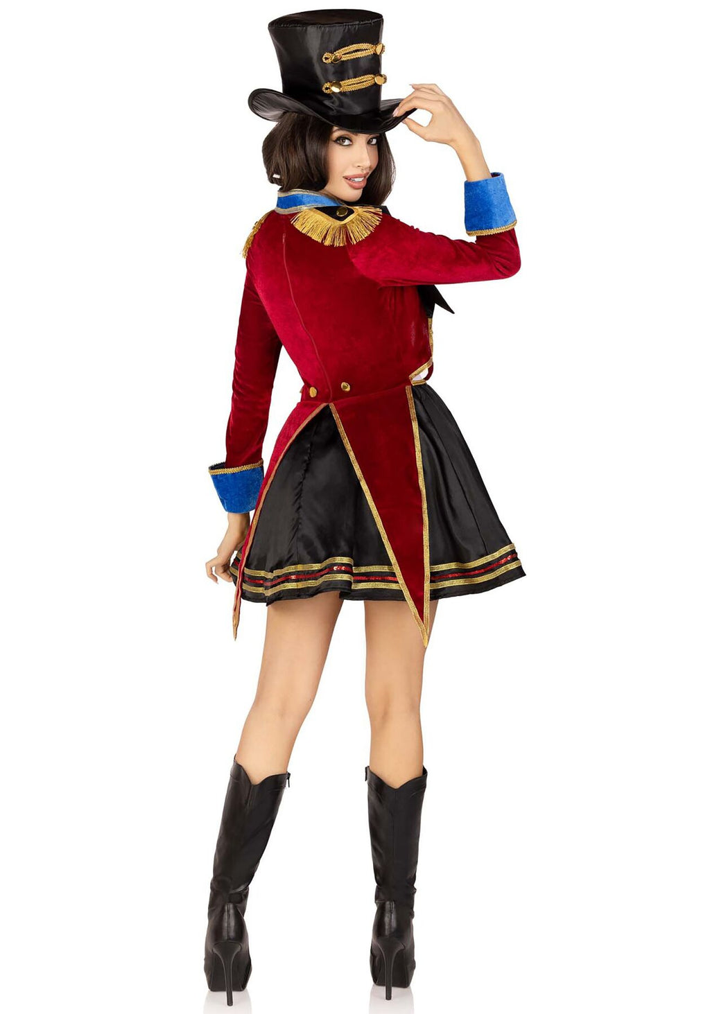 Leg Avenue (США) Костюм дресирувальниці Leg Avenue Ringmaster Costume S, сукня, капелюх
