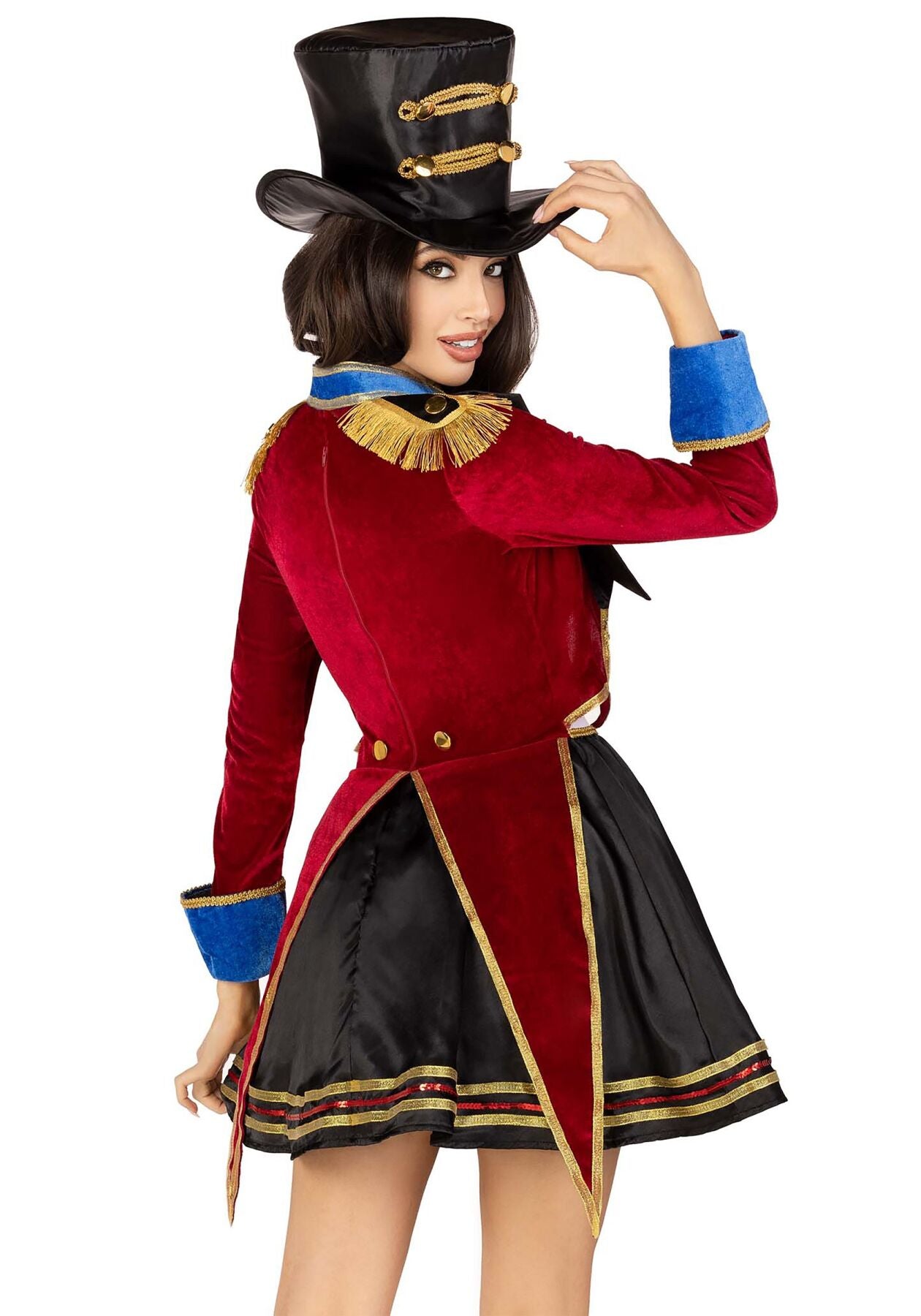 Leg Avenue (США) Костюм дресирувальниці Leg Avenue Ringmaster Costume M, сукня, капелюх