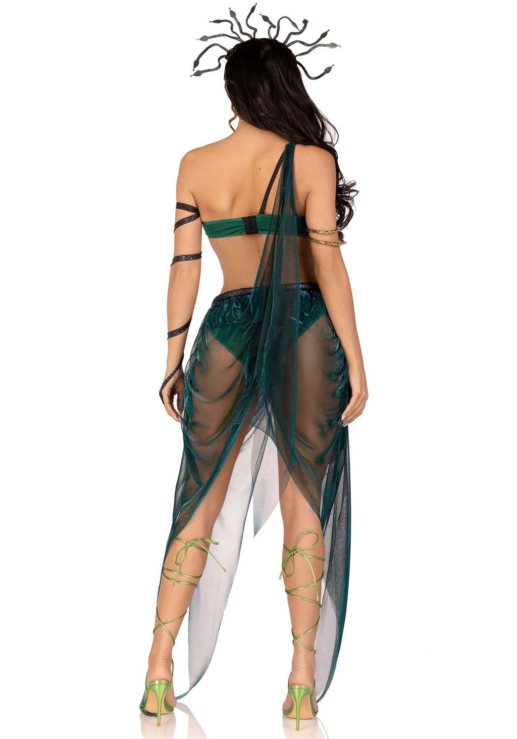 Leg Avenue (США) Еротичний костюм Медузи Горгони Leg Avenue Medusa Costume XS, топ, спідниця, нарукавники, прикраси