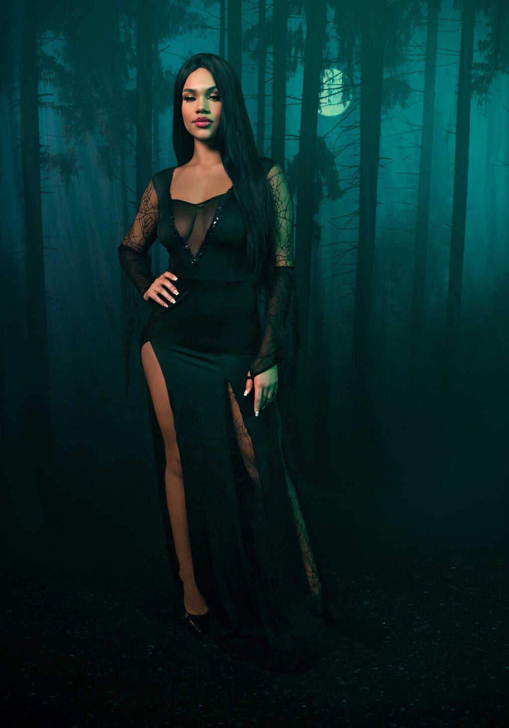 Leg Avenue (США) Костюм Мортіші Аддамс Leg Avenue Sexy Spooky Morticia L