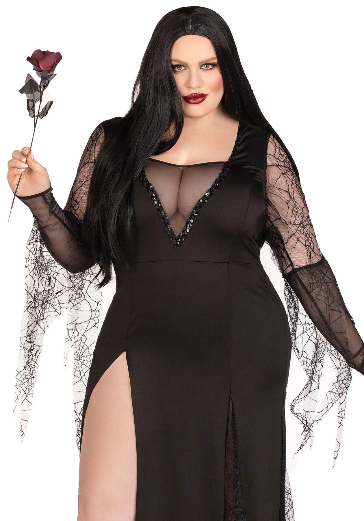 Leg Avenue (США) Костюм Мортіші Аддамс Leg Avenue Sexy Spooky Morticia 3X–4X