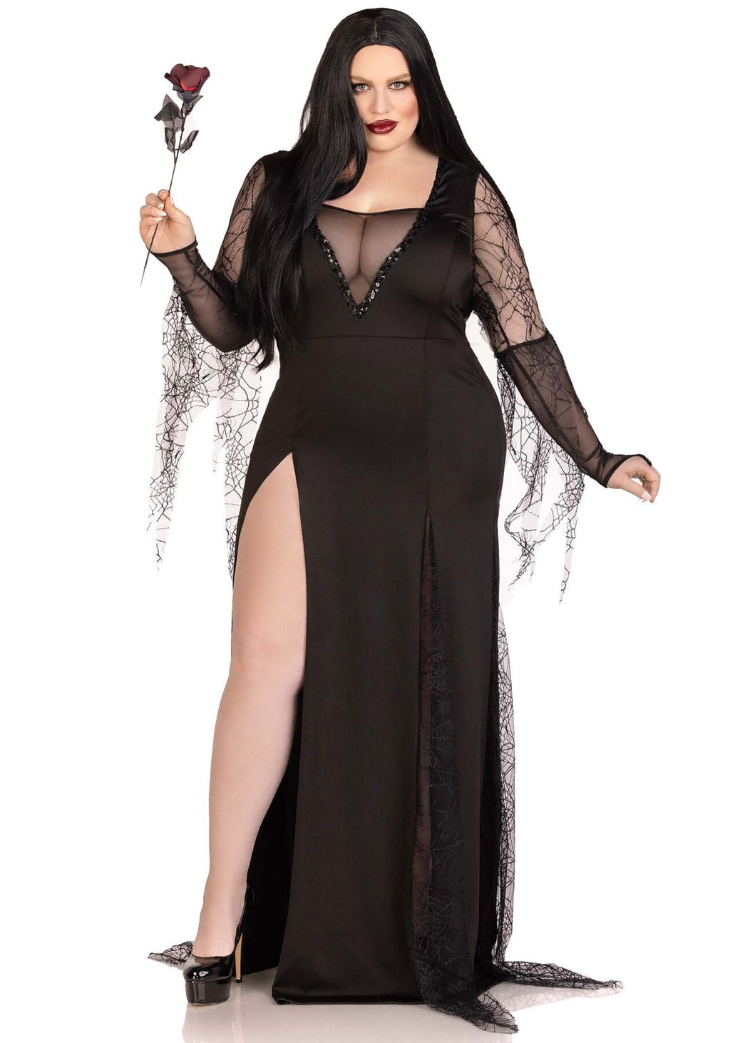 Leg Avenue (США) Костюм Мортіші Аддамс Leg Avenue Sexy Spooky Morticia 3X–4X