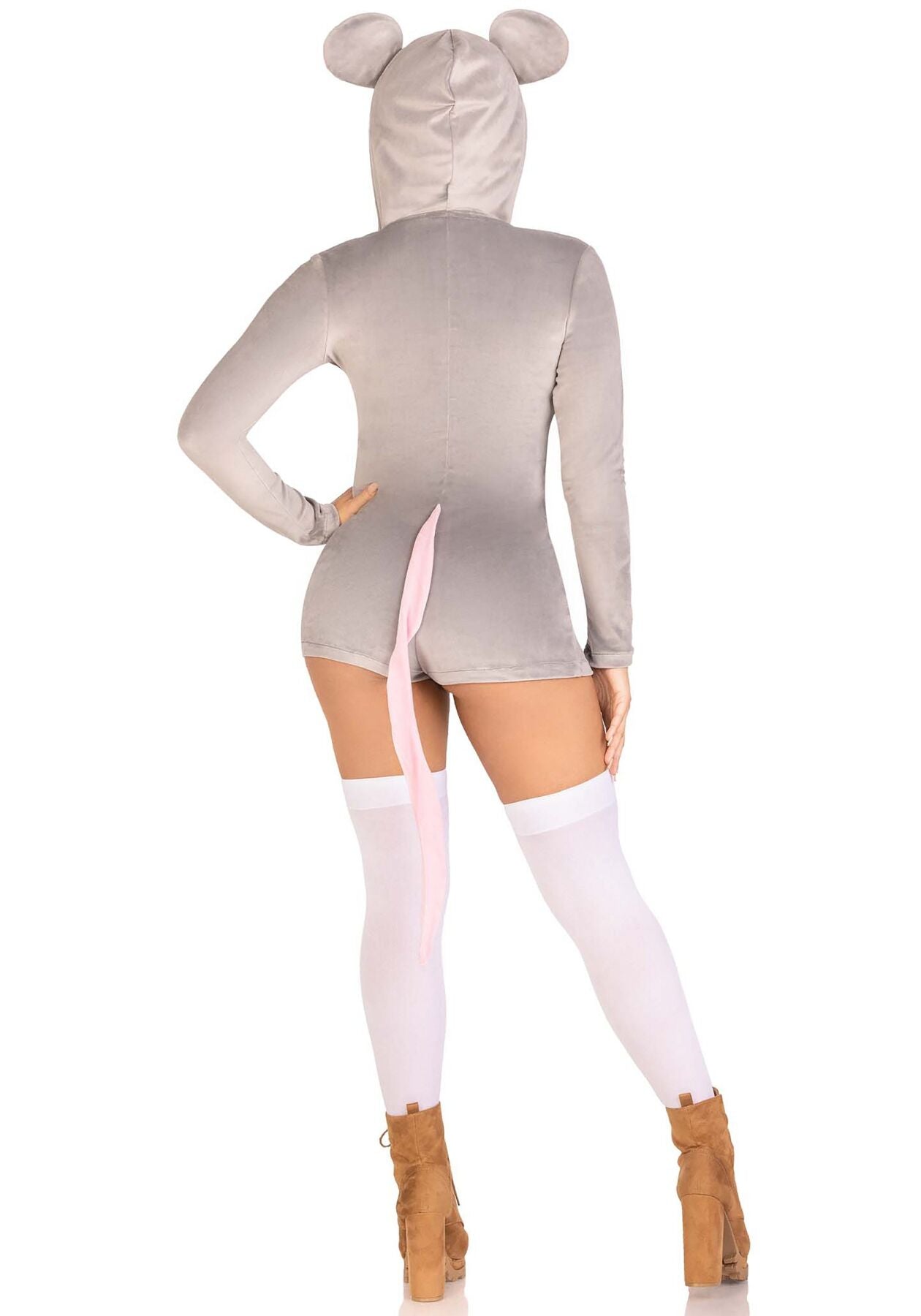 Leg Avenue (США) Комбінезон-костюм миші Leg Avenue Comfy Mouse S, з капюшоном